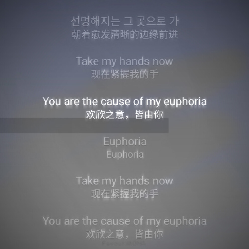 Euphoria '与你便是乌托邦