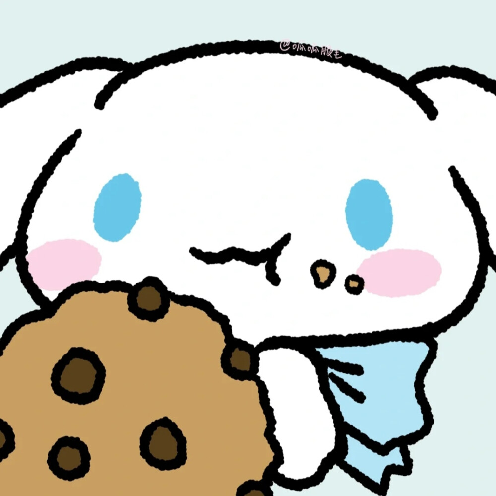 动漫情头.
对象不是人.
三丽鸥小饼干系列.
小红书/围脖画手：呱呱腋毛.
@安.