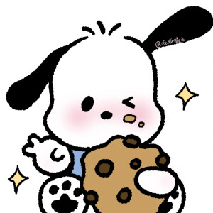 动漫情头.
对象不是人.
三丽鸥小饼干系列.
小红书/围脖画手：呱呱腋毛.
@安.