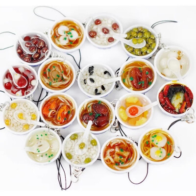 仿真食物钥匙扣/手机挂件