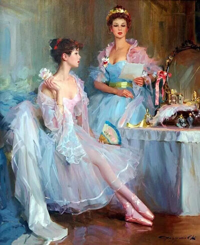 康斯坦丁·拉祖莫夫（Konstantin Razumov，1974-）是俄罗斯画家，以其印象派肖像画而闻名。拉祖莫夫1974年出生于俄罗斯扎林斯克，在莫斯科伊利亚·格拉祖诺夫绘画、雕塑和建筑学院学习，他的历史画作在那里获得了巨大…