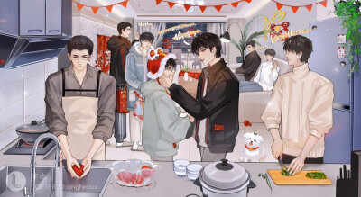 画师：幸也 穿堂