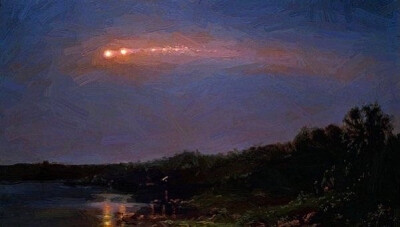 Frederic Edwin Church
1826-1900
弗雷德里克·埃德温·丘奇是一位美国风景画家，他是托马斯·科尔的学生，也是第二代哈德逊河派的中心人物之一。