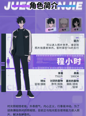 时光代理人三人主角团档案 乔苓 程小时 陆光