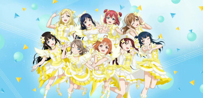 Lovelive! new covers“visual/sif-9thproject/v1” （μ's、Aqours，2880 x 1440 official ver.） 