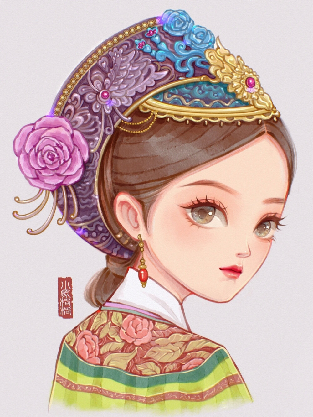 Q版甄嬛传插画头像
图源画师:小马格格