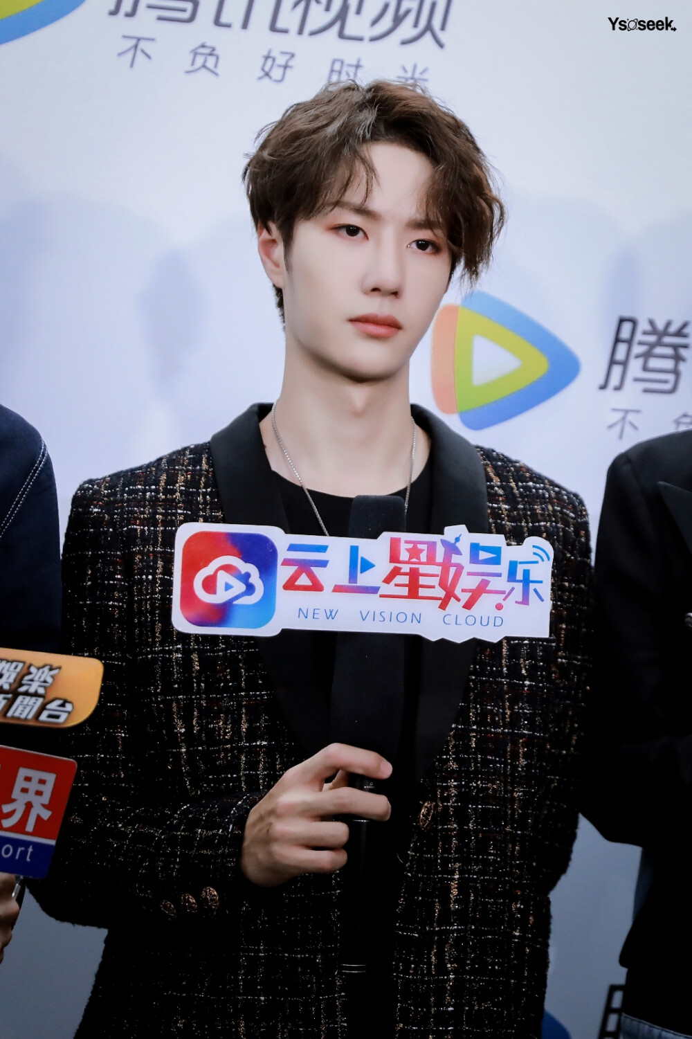 190712 天津见面会 @UNIQ-王一博 ❦喉结我亲爆❦ cr:logo