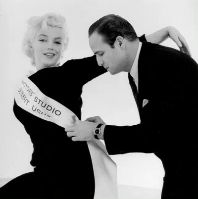 Marlon Brando × Marilyn Monroe，1955