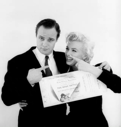 Marlon Brando × Marilyn Monroe，1955