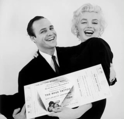 Marlon Brando × Marilyn Monroe，1955