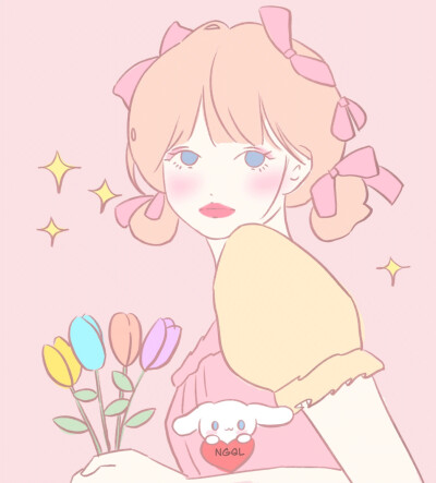 温柔手绘甜妹头像
画师：南方NGQL