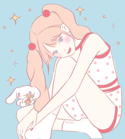 温柔手绘甜妹头像
画师：南方NGQL