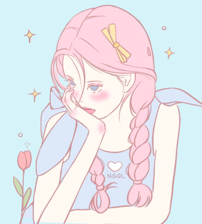 温柔手绘甜妹头像
画师：南方NGQL