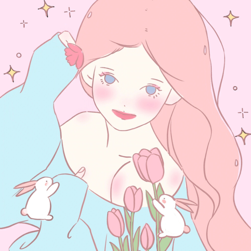 温柔手绘甜妹头像
画师：南方NGQL