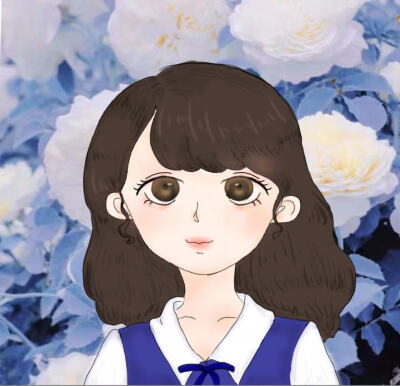 花朵女孩，原创勿盗