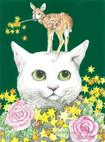 小猫咪的常服，插画家 Yuko Higuchi ​​​