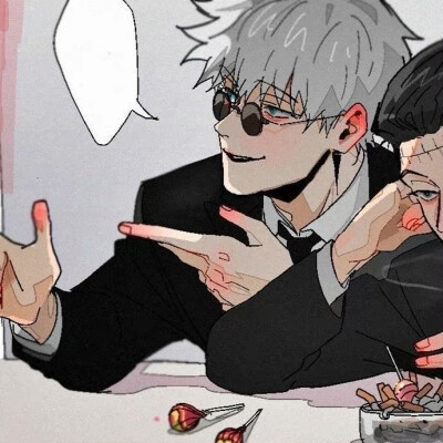 动漫兄弟头像 ｜ 动漫情头 ｜ 素质拿图