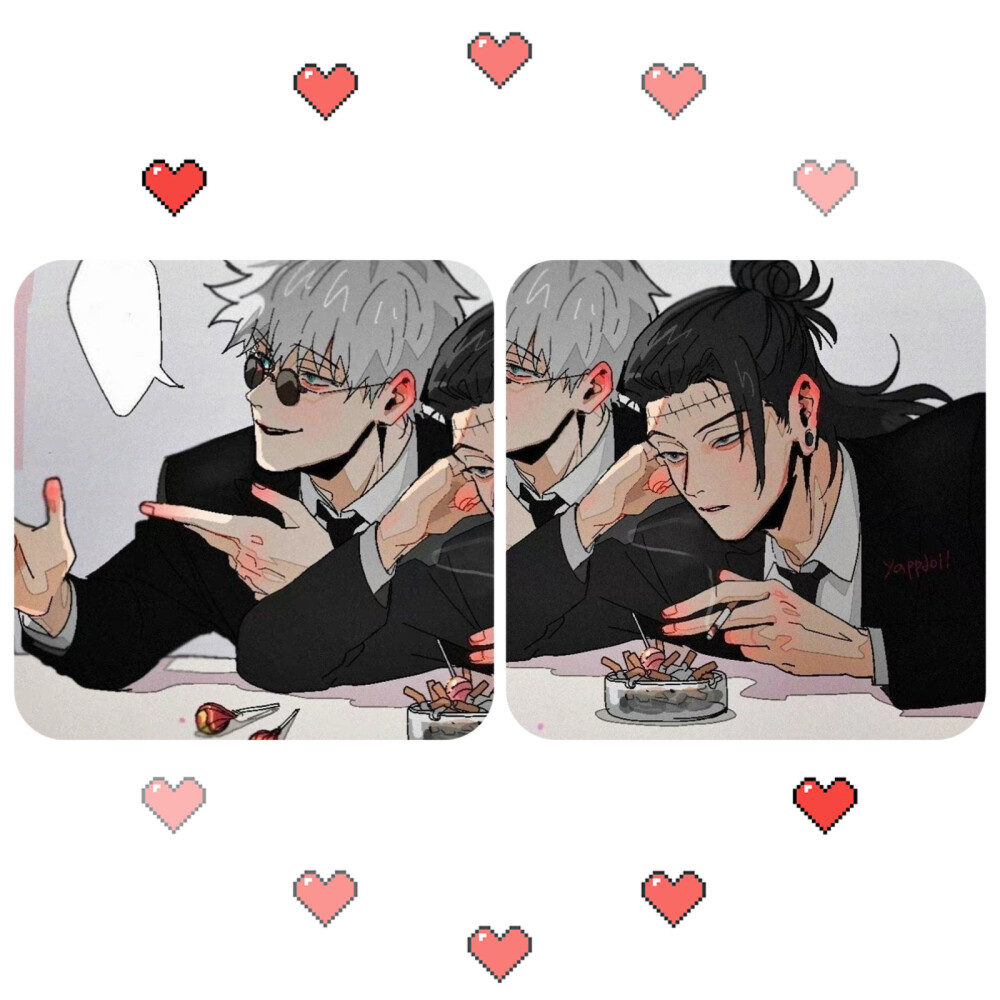 动漫兄弟头像 ｜ 动漫情头 ｜ 素质拿图