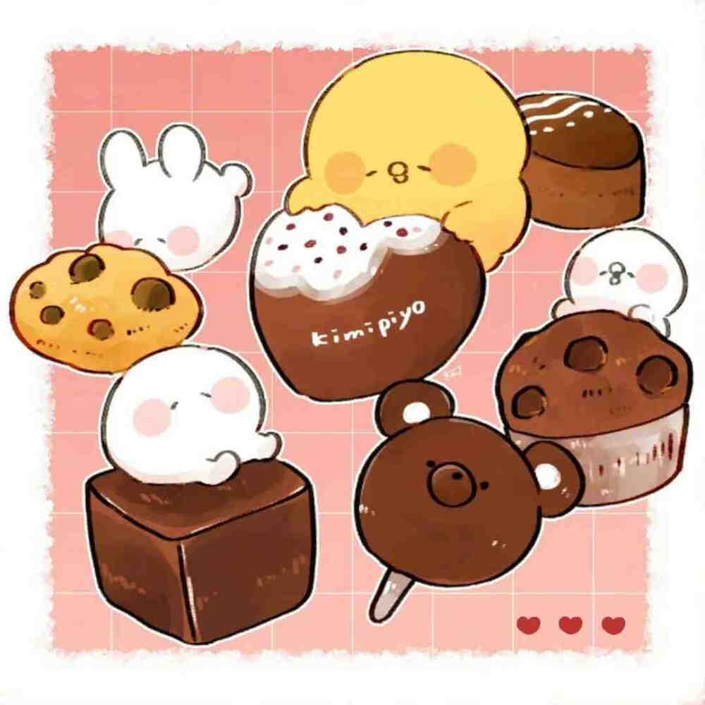 可爱的团团，插画师kimipiyo ​​​