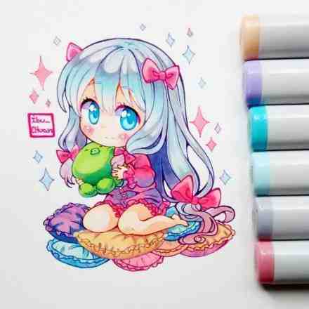 小小的动漫少女，ins：ibu_chuan ​​​