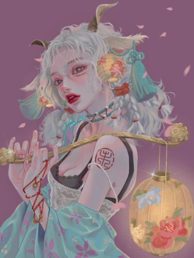 
十二生肖 女生头像（马羊猴鸡狗猪）
插画师?@gua老师 