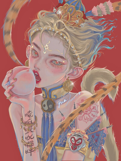 
十二生肖 女生头像（马羊猴鸡狗猪）
插画师?@gua老师 