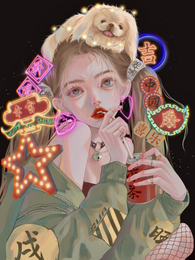 
十二生肖 女生头像（马羊猴鸡狗猪）
插画师?@gua老师 