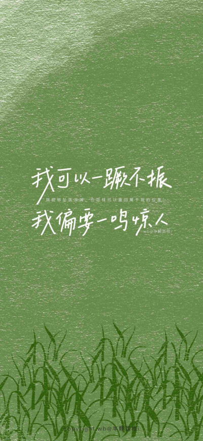 文字壁纸
cr.半颗荔枝i