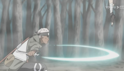 奥摩伊 “云隐村 上忍” 体术 ~ 云流·里斩