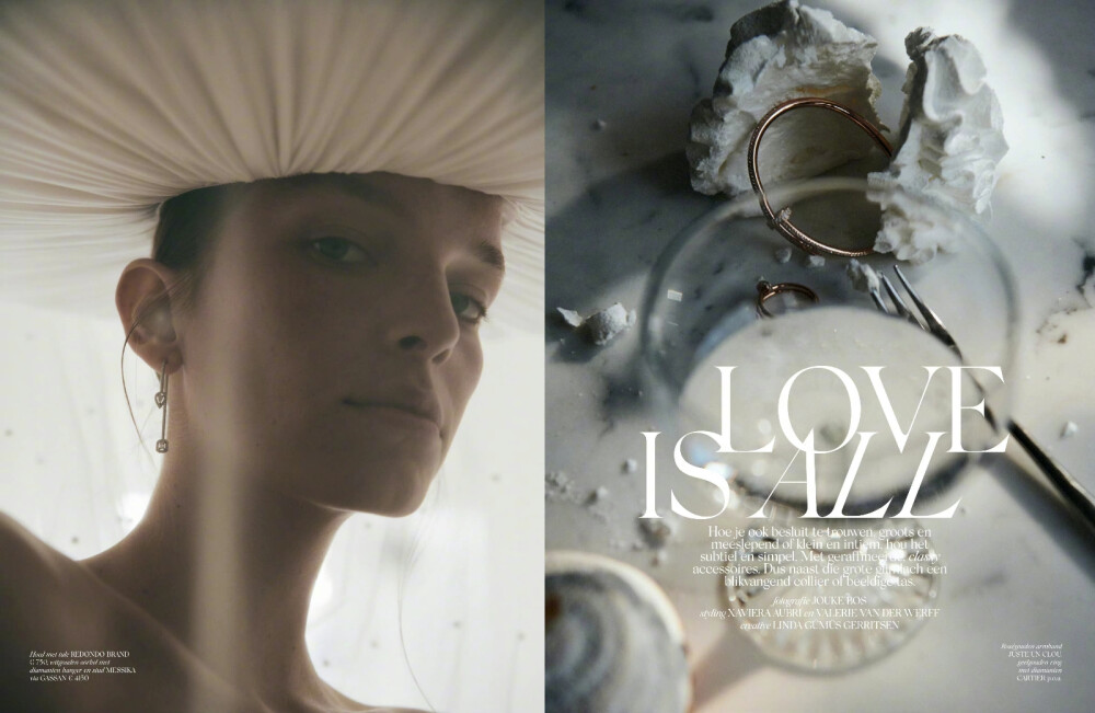 Vogue Netherlands May 2022 荷兰版五月刊 “Love is All”主题，时装包袋配饰，浪漫优雅光影。
摄影Jouke Bos