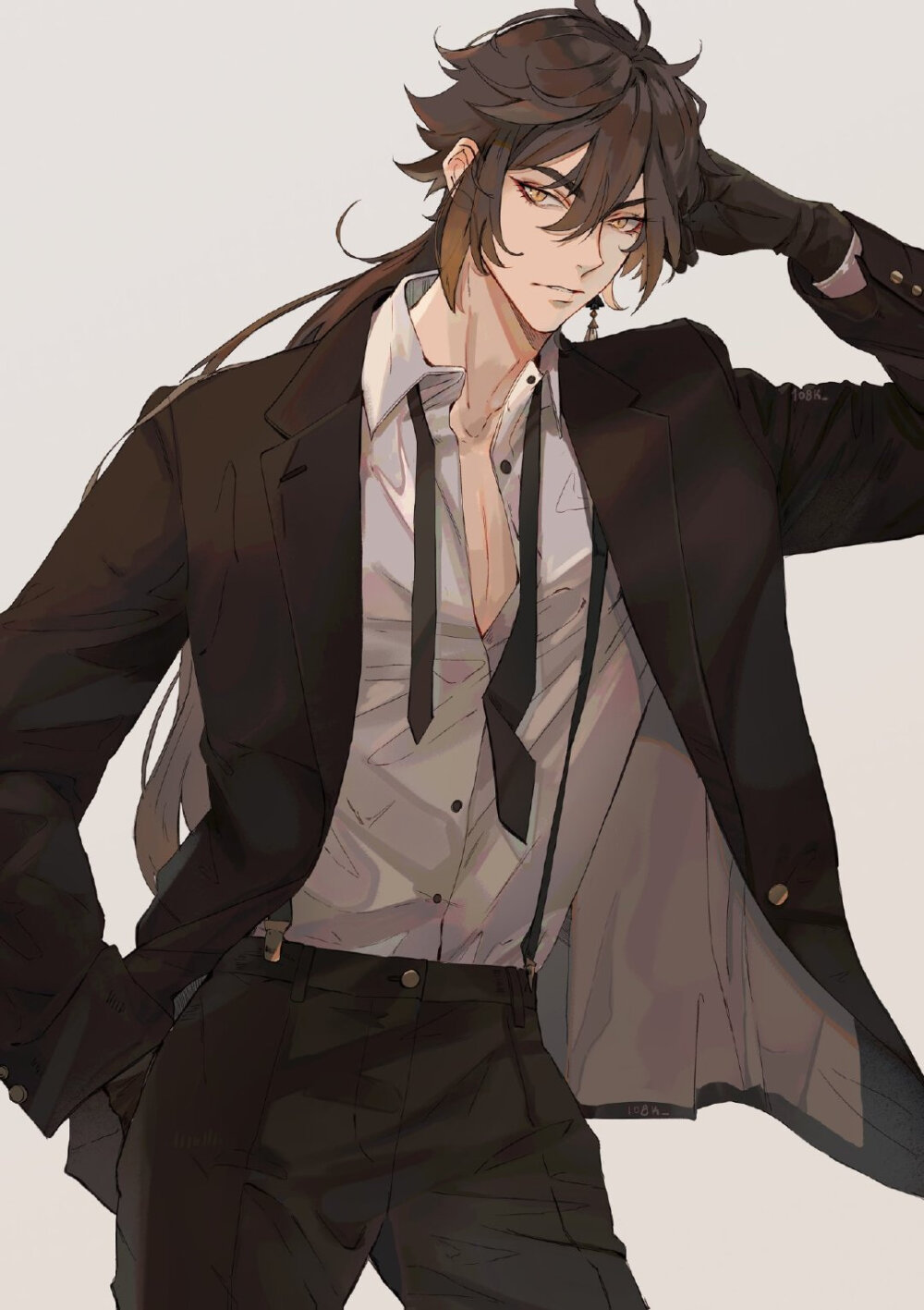 手绘男头|画师:1o8k