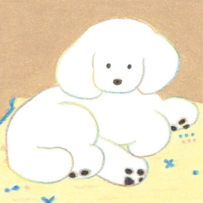 插画里的可爱汪星人☁️ins:teraoka_natsumi ​​​​