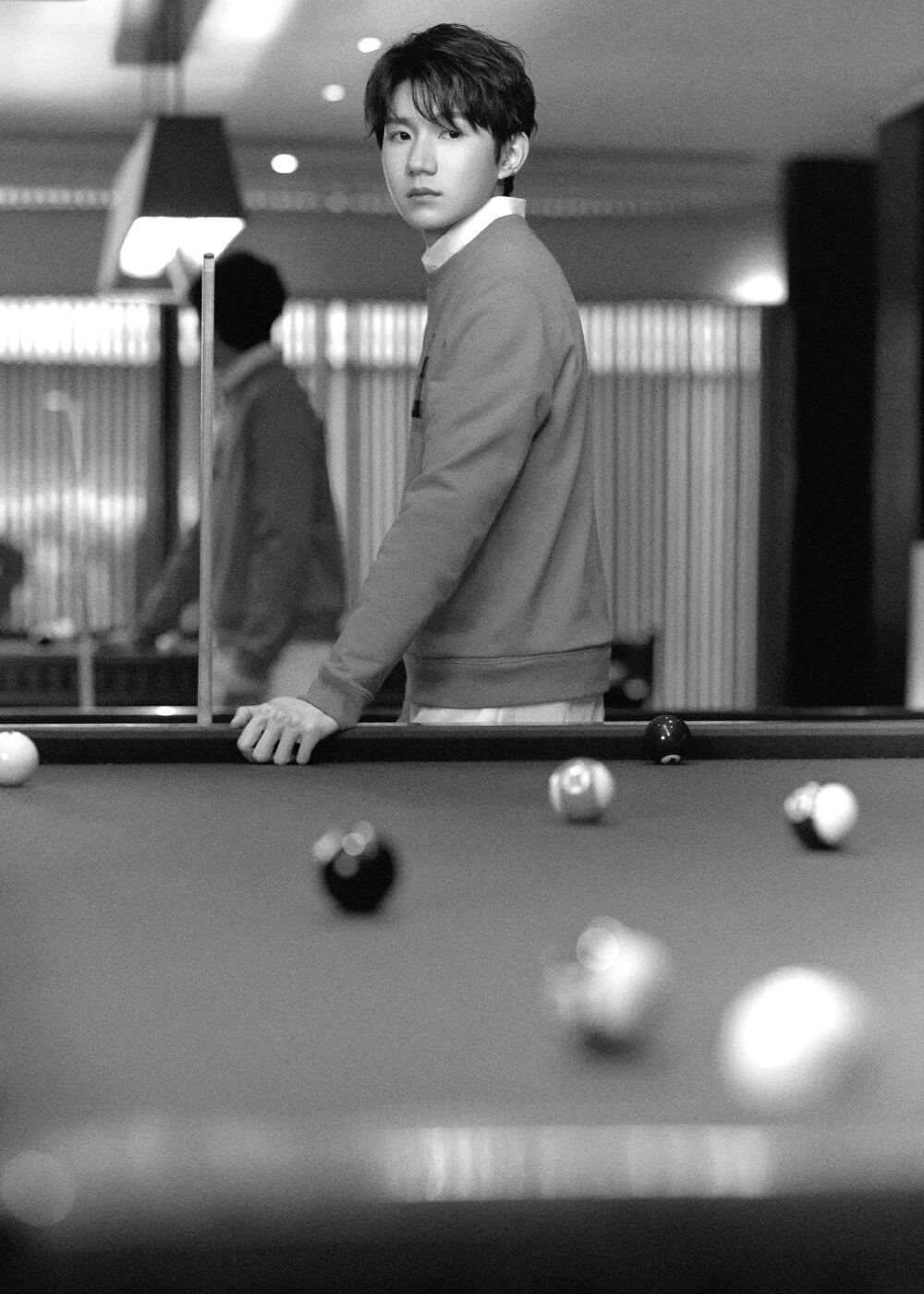 王源 打桌球好帅