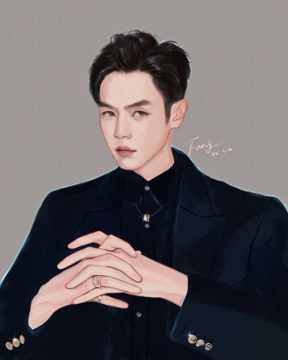 "少年不惧岁月长 彼方尚有荣光在" 男生头像|优质男头|手绘头像 画师