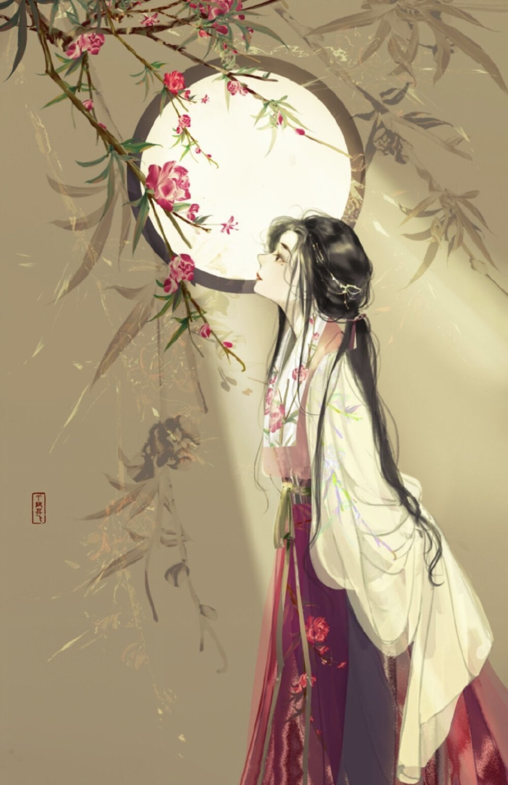 古风插画系列｜画师千鹤昇飞