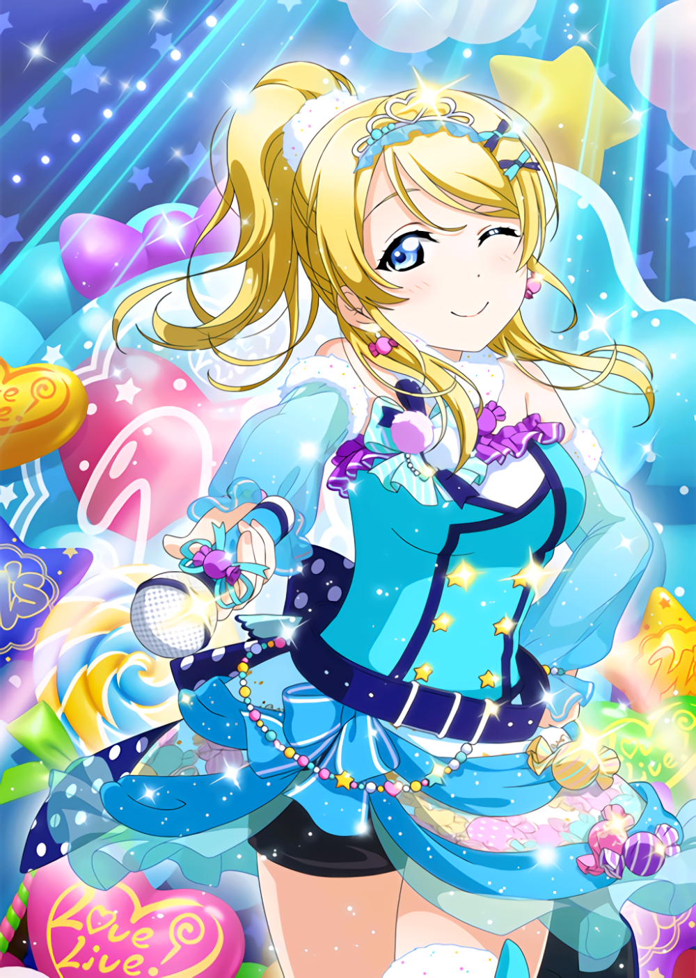 eliur卡lovelive卡牌去框绚濑绘里