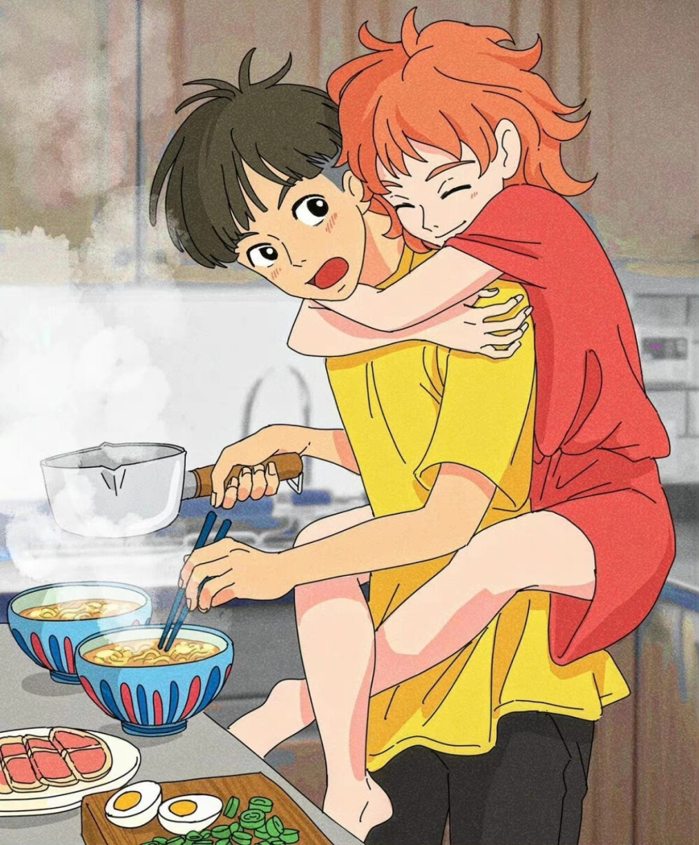 情侣日常
插画师：Rikaco