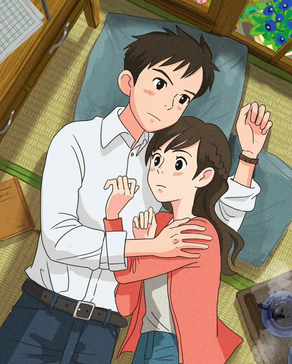 情侣日常
插画师：Rikaco