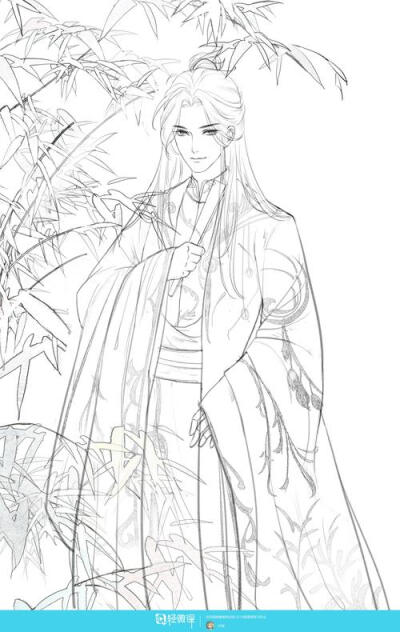 古风线稿