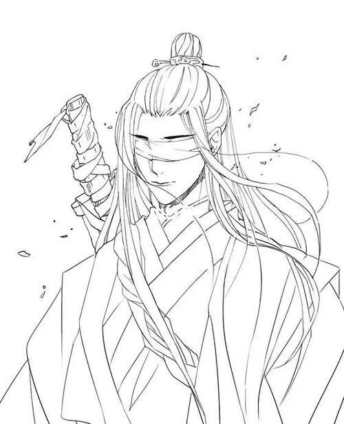 古风线稿
