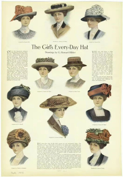 爱德华时期帽子头饰