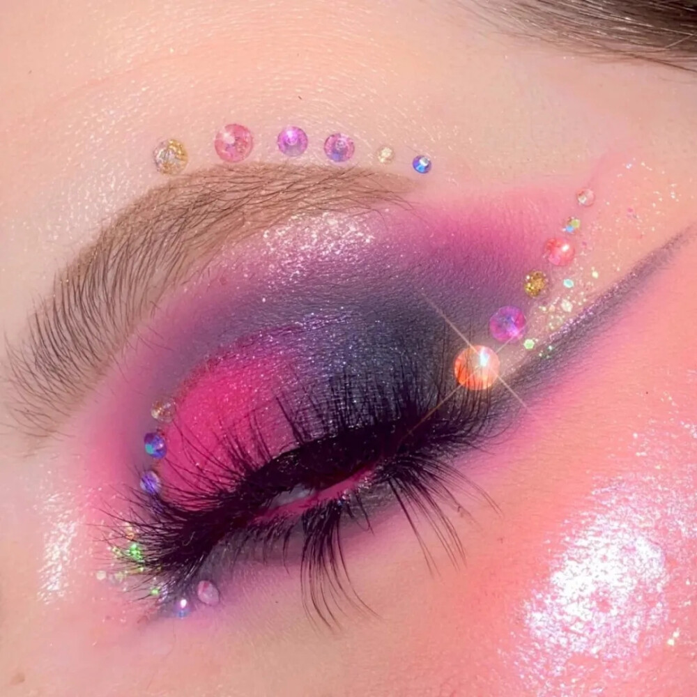 彩色彩绘眼妆集锦