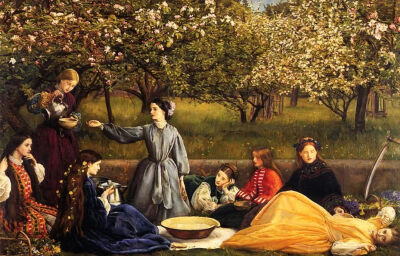 《苹果花》，约翰·埃弗里特·米莱，1859