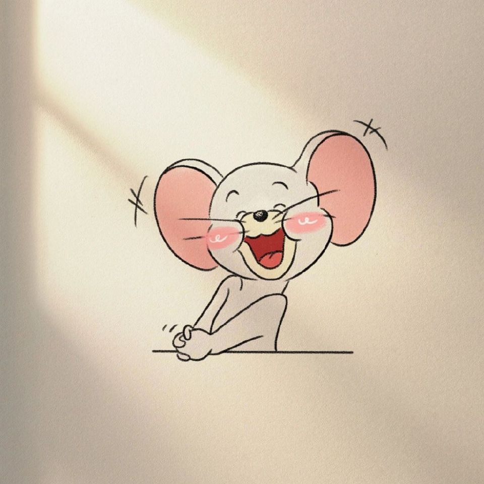 猫和老鼠手绘卡通风头像 画师:pumpkin南小瓜