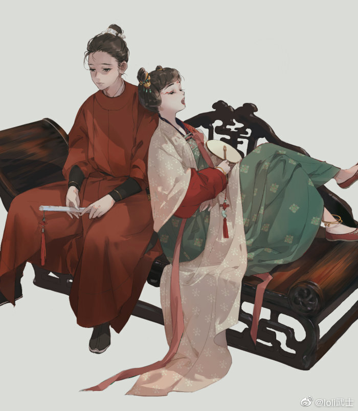 古风插画｜画师loli武士