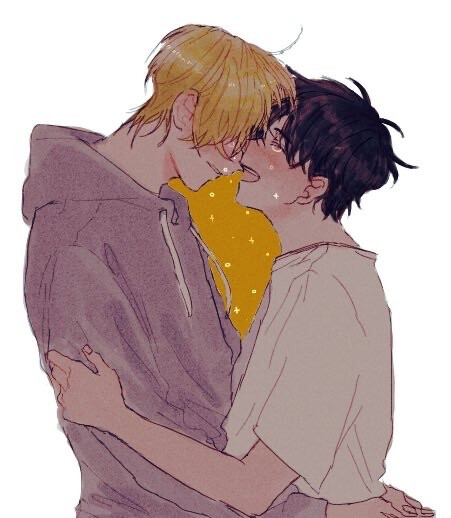 #banana fish##a英# 亚修和英二的生活，这一定是拍完蕉鱼后的真实现状?。。?！
twi：_a_co_pi_ ???