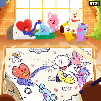 ✐.line friends-bt21•头像