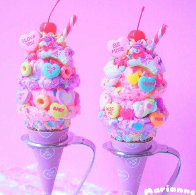 神仙粉色Diy粘土甜品