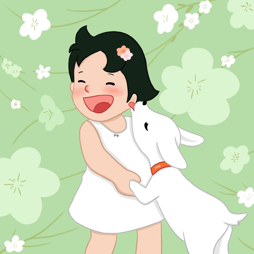 阿尔卑斯山的少女-海蒂
画师:画画的Fay