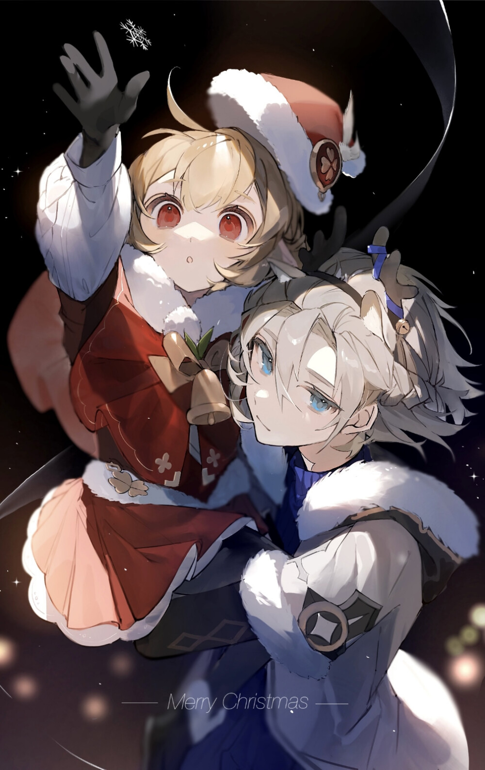 阿贝多&可莉(画师:ぽすこーん) id:95254038